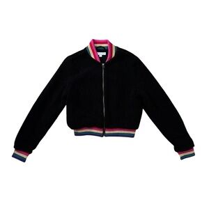 Spiritual Gangster - Everything SG Furry Bomber Jacket - Black - Small